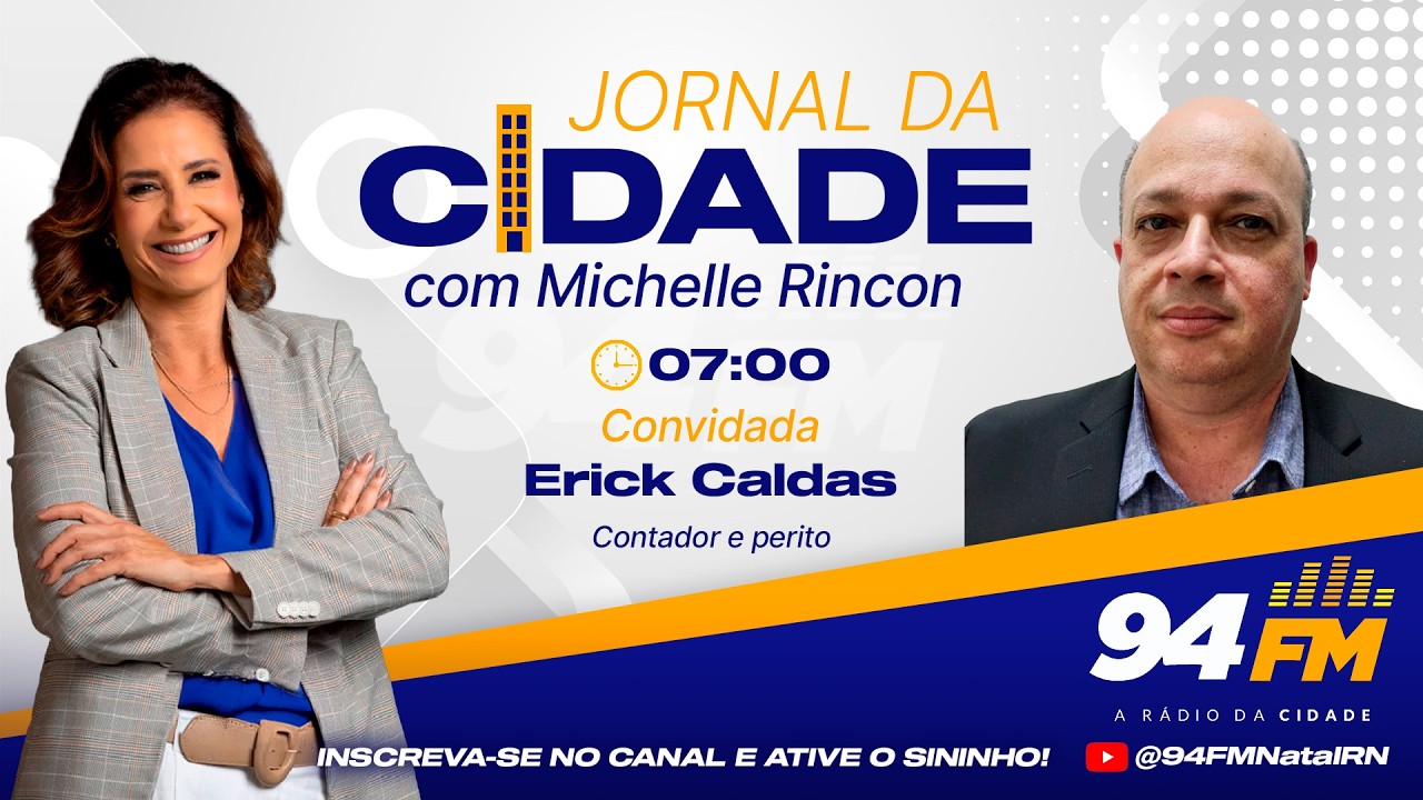 JORNAL DA CIDADE | ENTREVISTA COM ERICK CALDAS, CONTADOR E PERITO - 13/03/2026