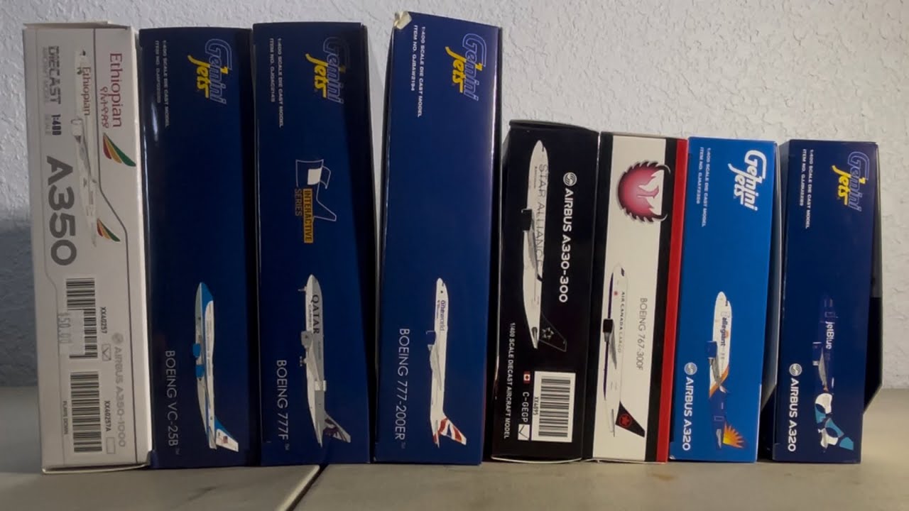 HUGE AIRPLANE SHOP LAS VEGAS HAUL | Unboxing 8 new 1:400 Model Aircraft
