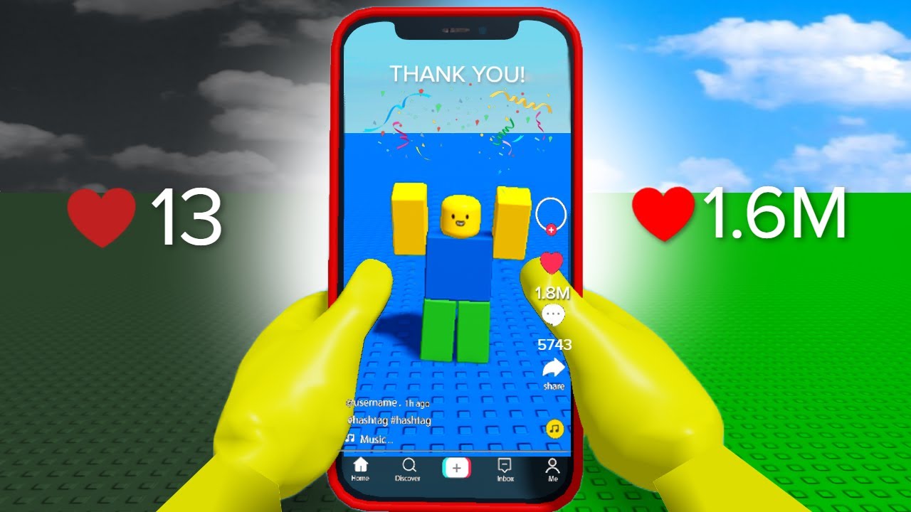 I Went TIKTOK VIRAL, with Roblox!