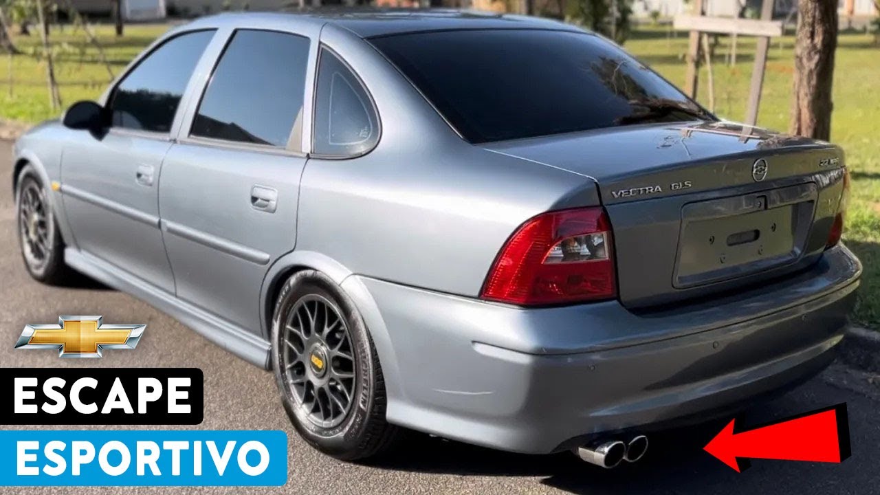 VECTRA B 2.2 COM RONCO MAIS BONITO DE TODOS! ABAFADOR ESPORTIVO BOM E BARATO! JK, TURBINHO OU TURBÃO