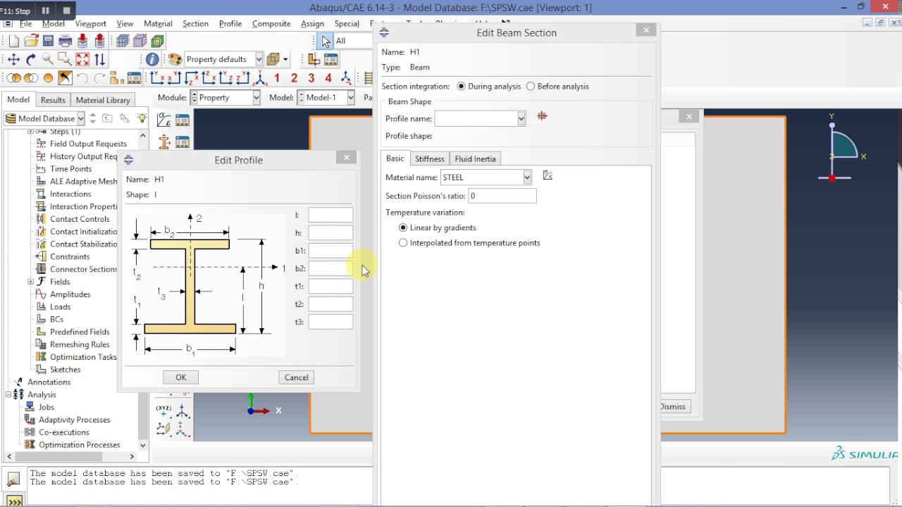 Modeling of Steel Plate Shear Walls using ABAQUS 1/2