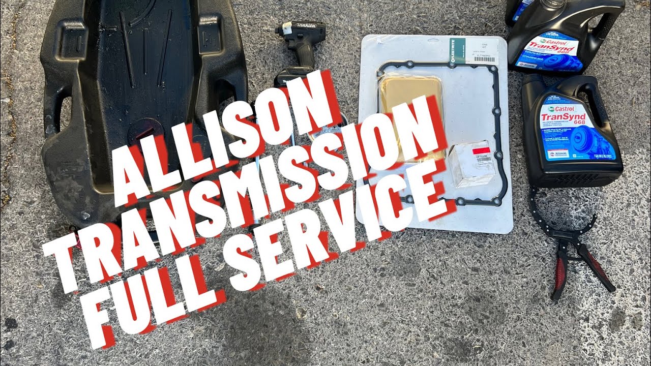How To do Allison transmission full Service 2006 International 4300
