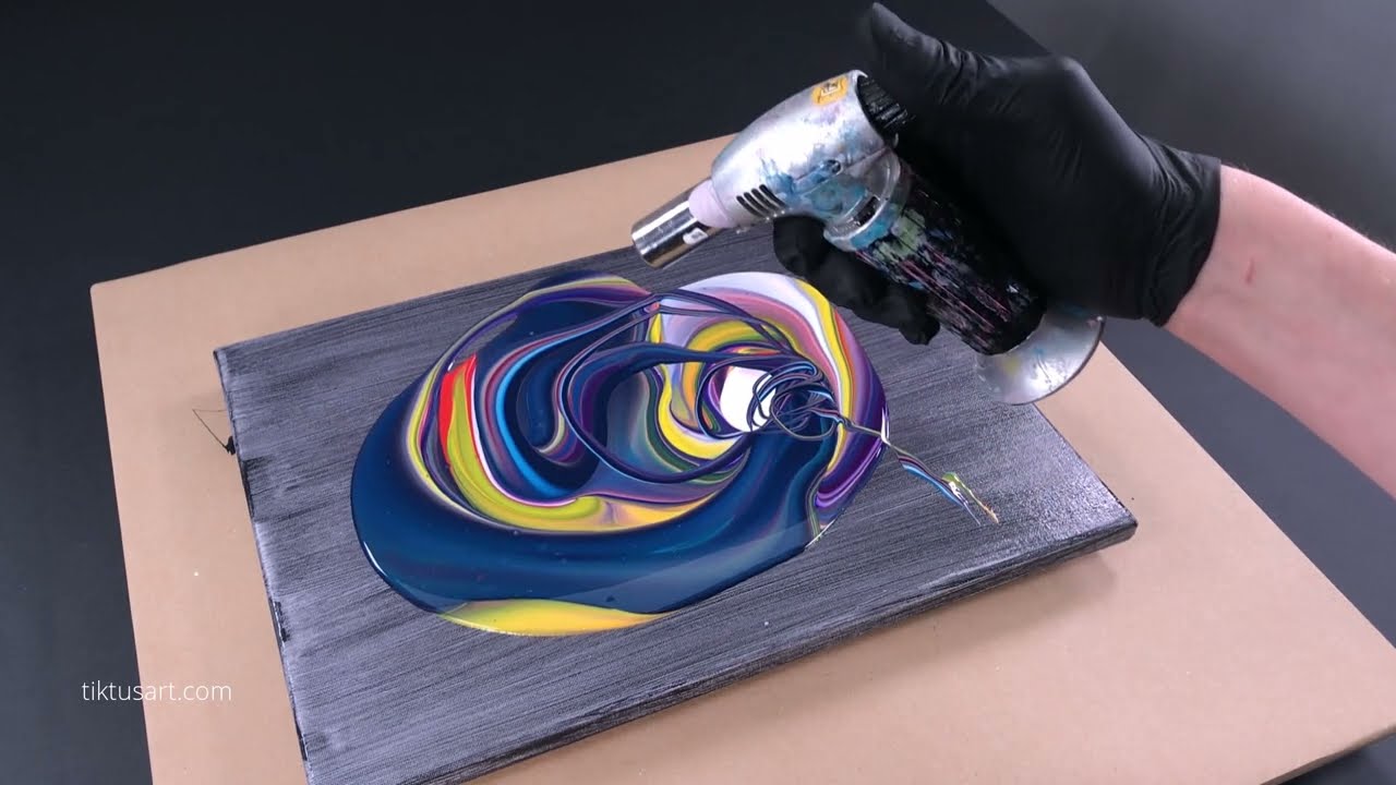 Картина пузырьков воздуха от Tiktus color art