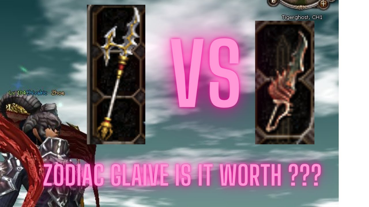 #5 ZODIAC GLAIVE VS POISON SWORD ! WORTH UPPGRADE???