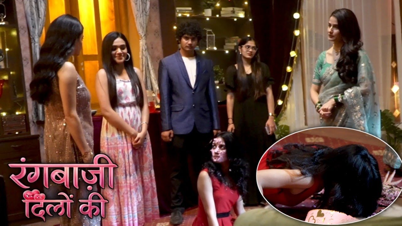 Rangbaazi Dilo ki:- Reva ki dost cake 🎂 pr gir kr ban gyi bhoot #todaysepisode 