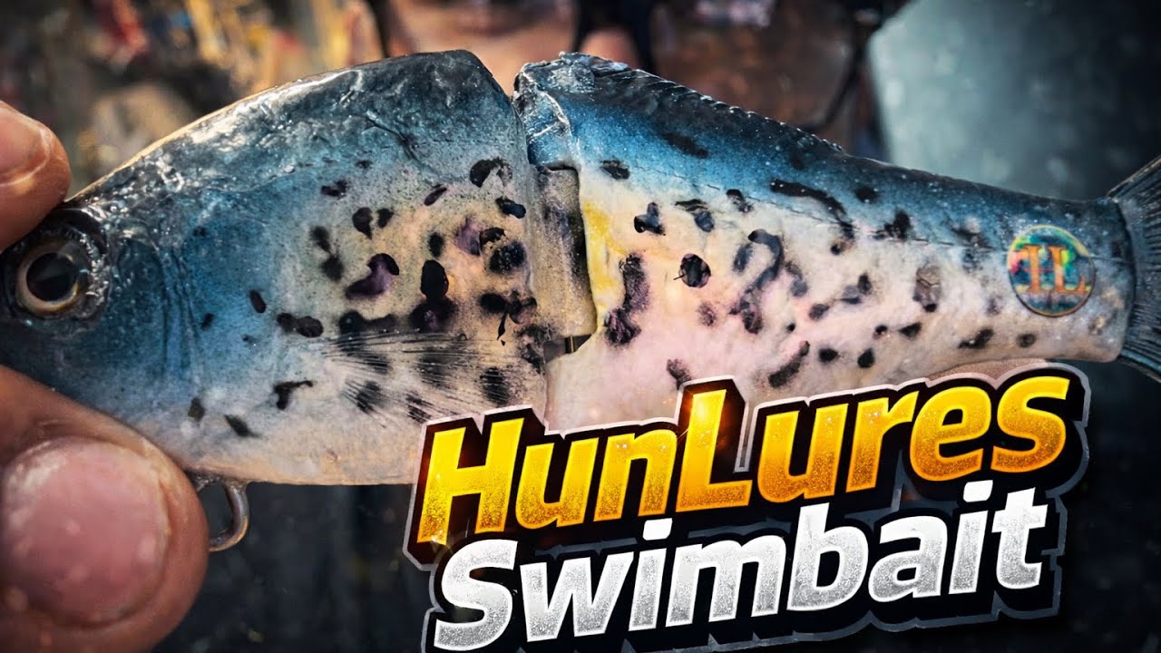 Just received my @hunlures tester review swimbait. 
