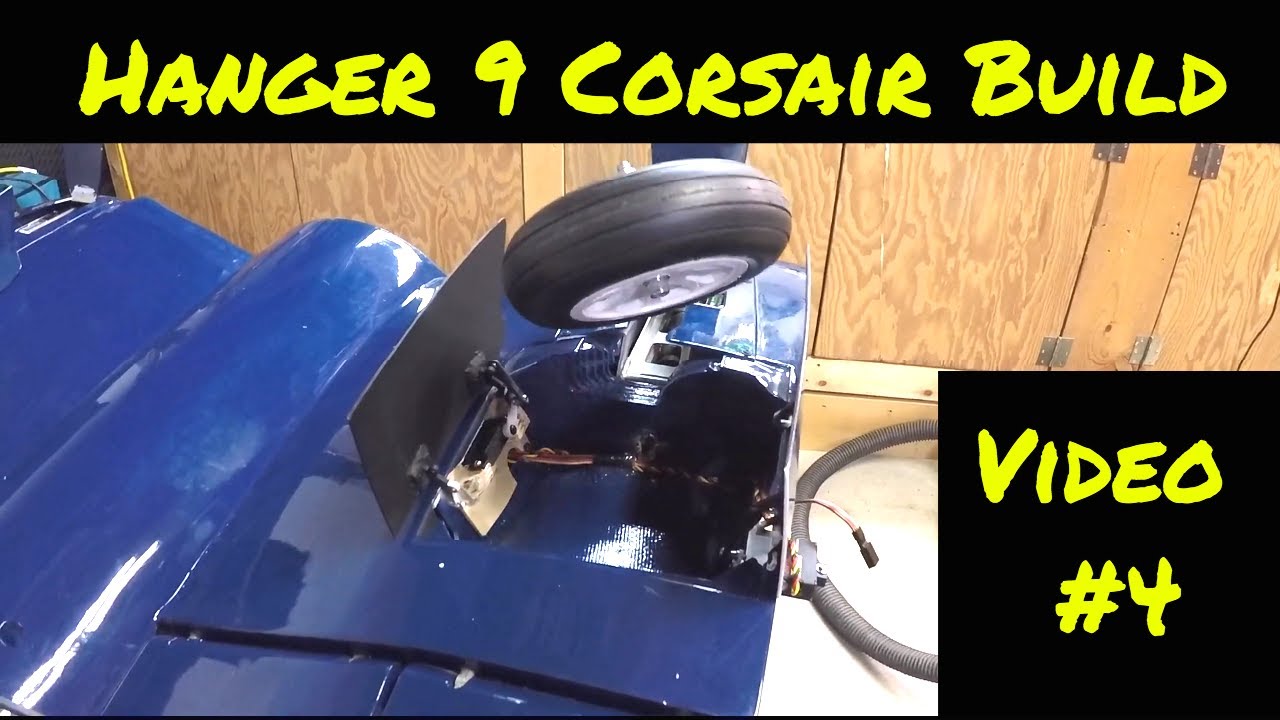 Hanger 9 F4U-1D Corsair Build Series Video #4, Saito 57, Horizon Hobby, 60CC, JR28X 28x Radio