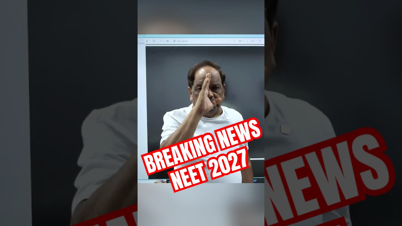 🚨 BREAKING NEWS | NEET 2027 BIG UPDATE #neet