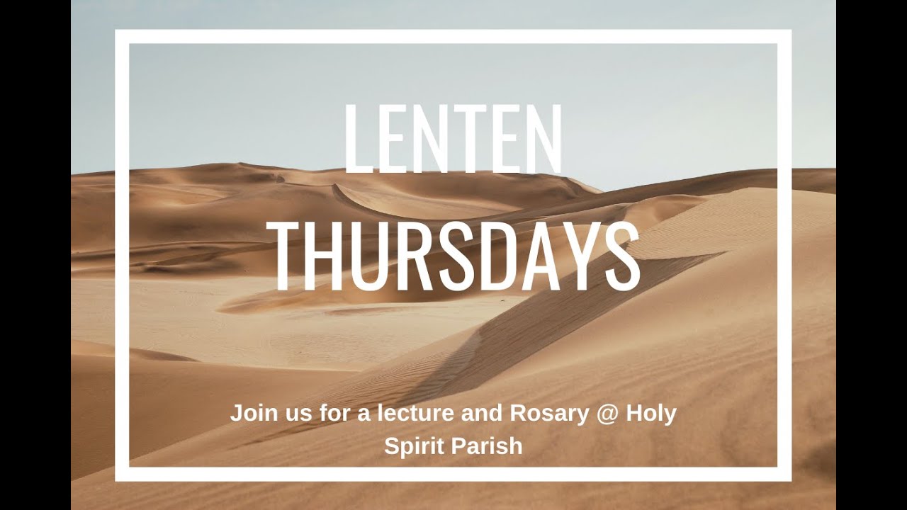 Rosary Livestream - Lenten Thursdays