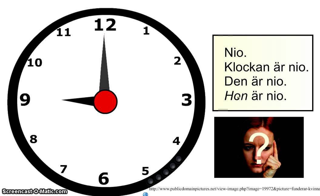 Klockan 1   introduktion