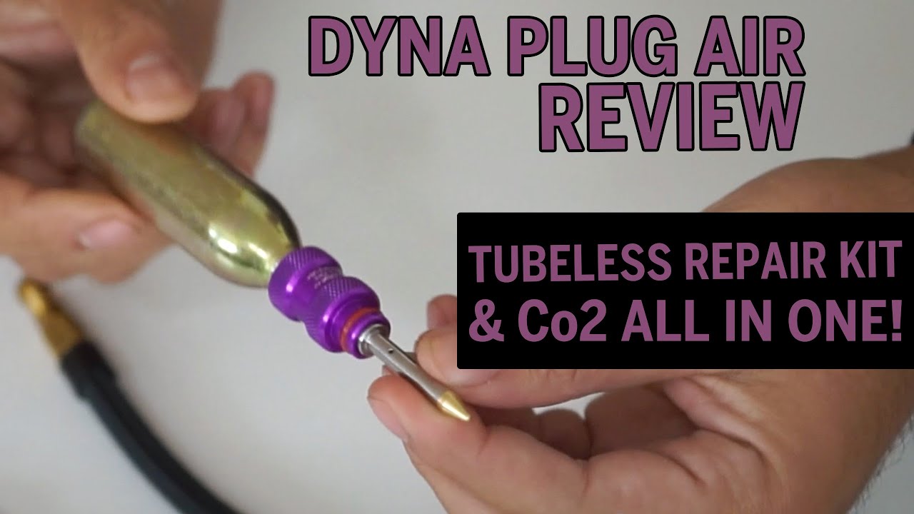 DynaPlug Air Review! Tubeless Tire plugs & Co2 Infiltrator in One?