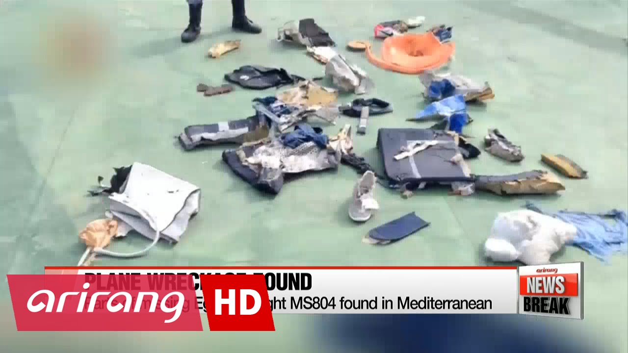Parts of missing EgyptAir flight MS804 found in Mediterranean