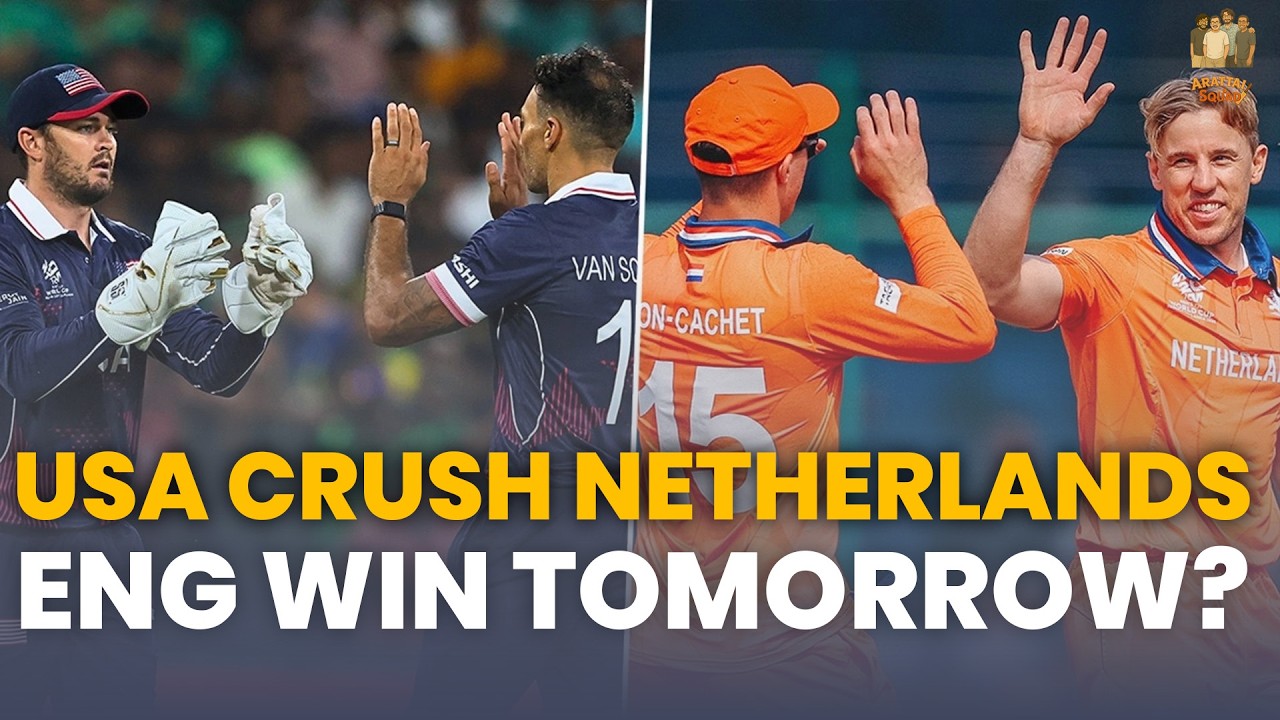 T20 World Cup Day 7 LIVE 🔥 USA vs NED Review & Day 8 Previews