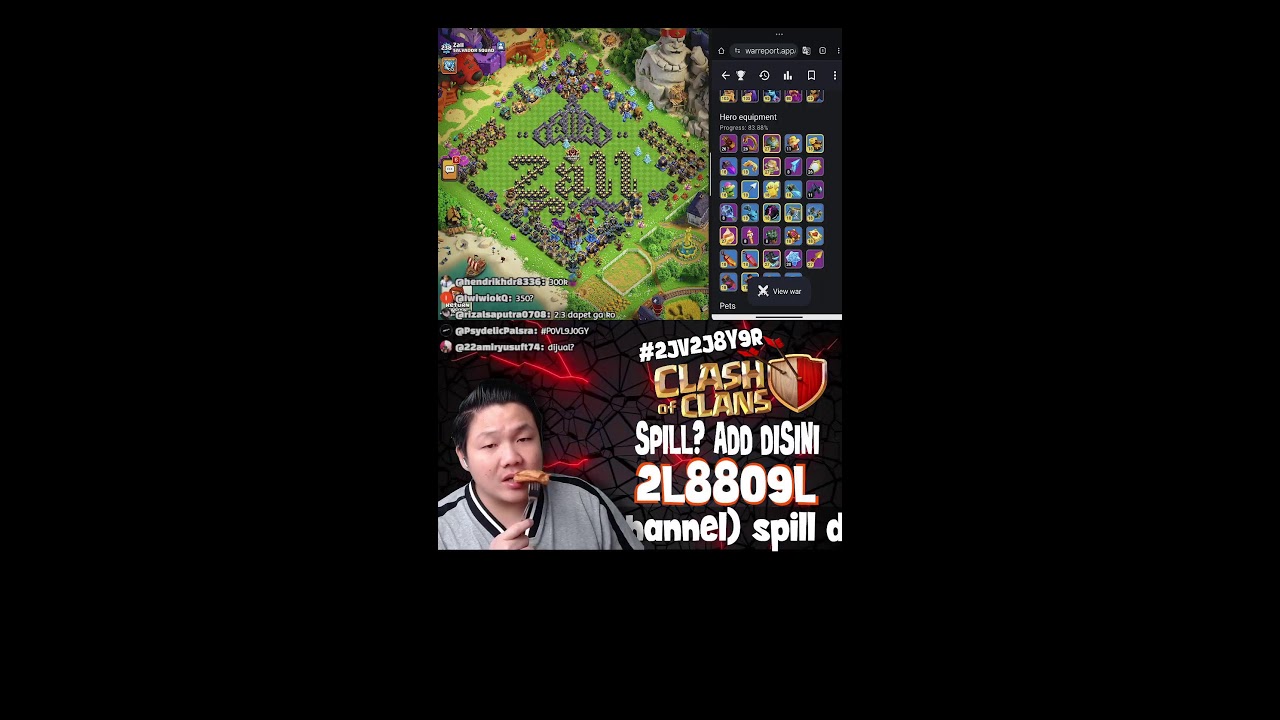 Cari COC Indonesia? Join @solyclasher live coc indonesia #shorts #liveshorts