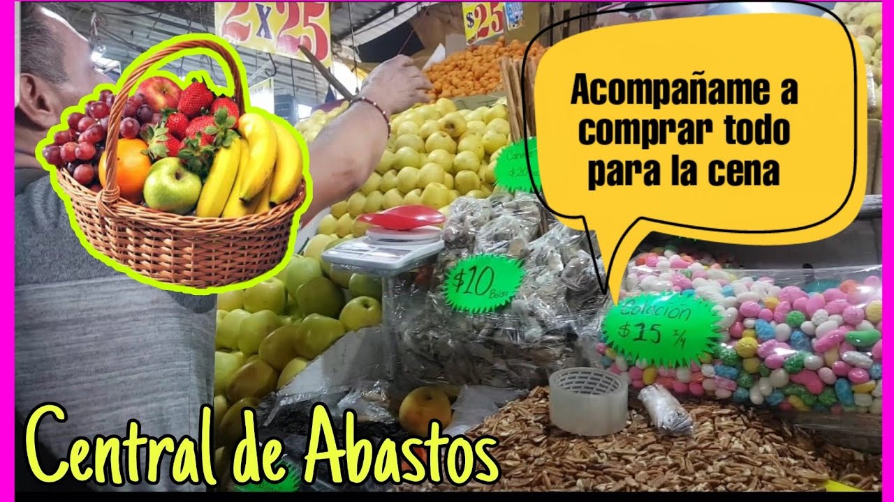 Vámonos de compras|Acompañame  a comprar todo para la cena|Central  de Abastos Ecatepec