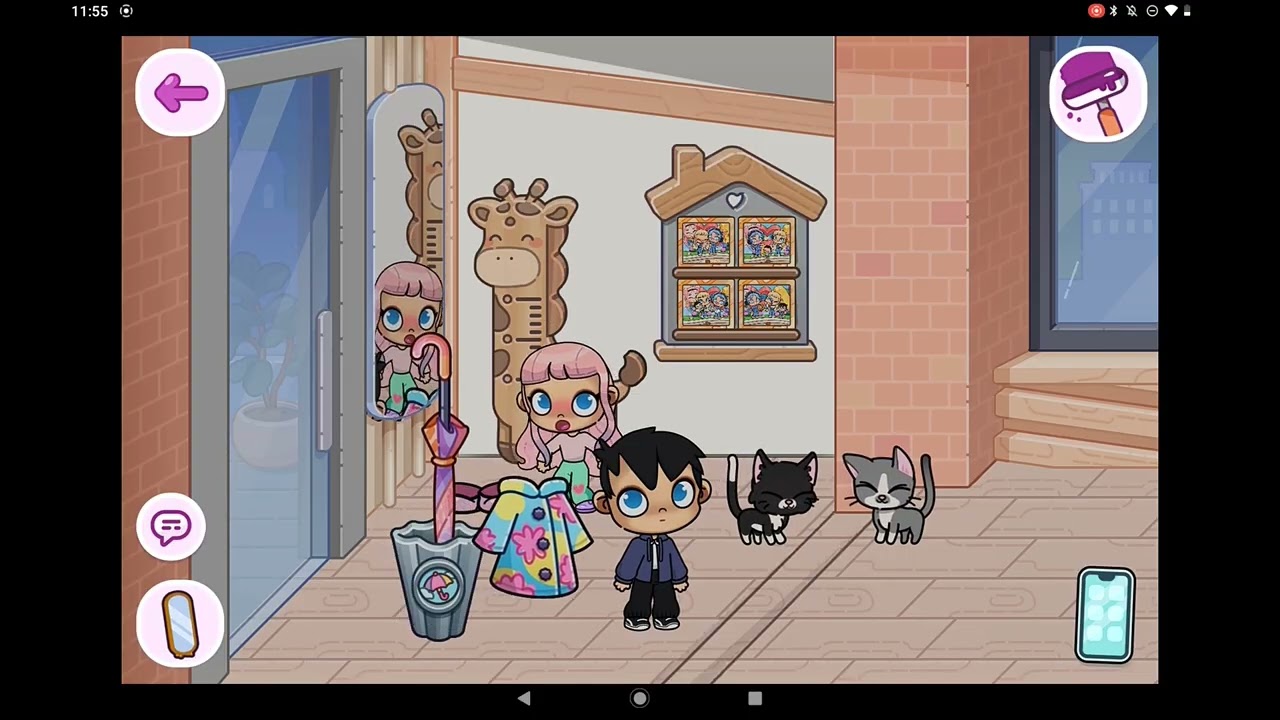 Мы взяли нового кота в аватар world часть 4🥰🐈‍⬛🩷