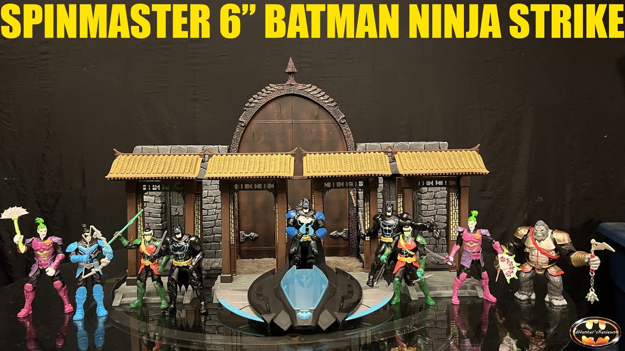Обзор коллекционной фигурки Spinmaster 6" Batman Ninja Strike, Battle Clash, Entire Collection