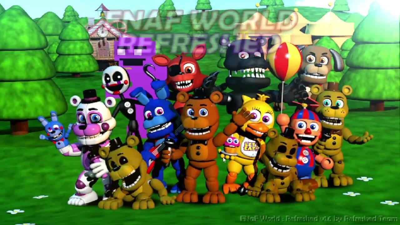 Beating the Trainers Revenge boss in FNAF World Refreshed 1.6