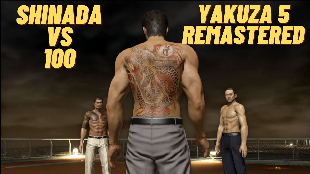 Shinada vs 100 - Yakuza 5 Remastered 100% Trophy Guide