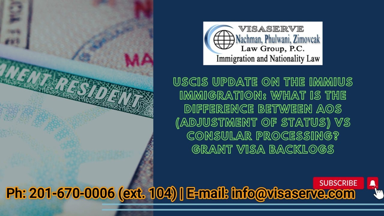 US Immigration: What is the difference between AOS (Adjustment of Status) vs Consular Processing?