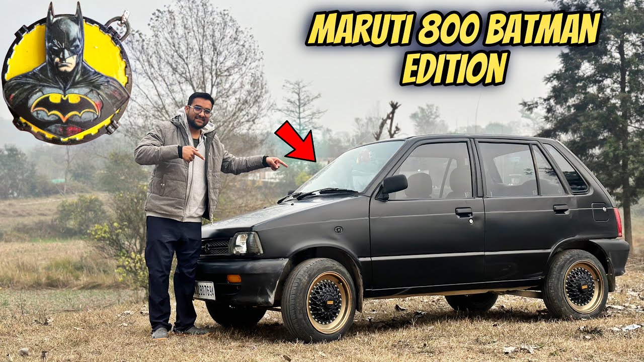 Converting Maruti 800 into Batman Edition