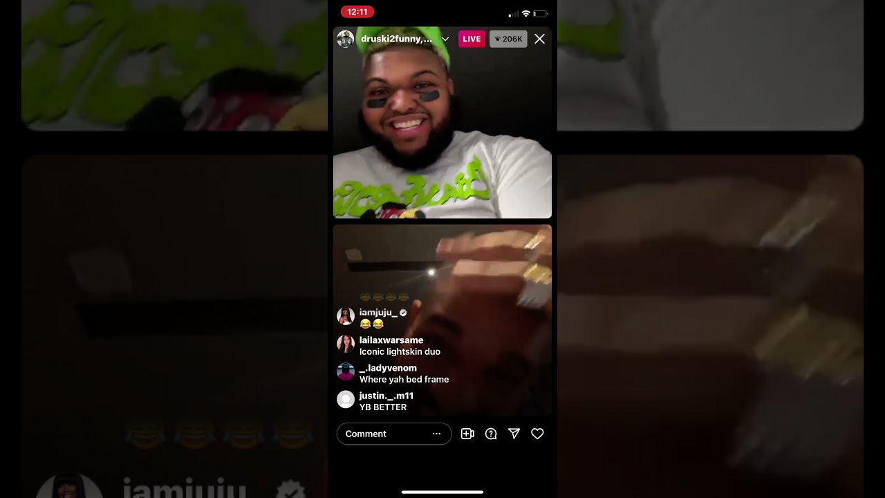 Druski ~ coulda been records w/ Drake 10/6/2021 Full Ig live #drake #druski #viral