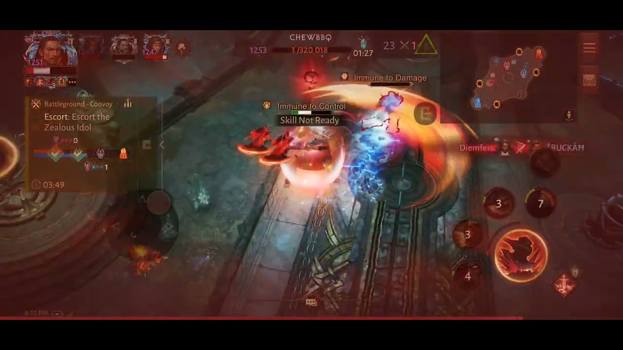 Diablo Barb PVP | A WangNur Battlegrounds Presents: 15-2 Team Cant Escape The Long Wang of the Law