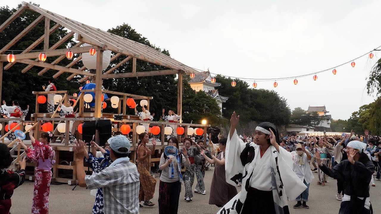 【盆踊り】大名古屋音頭　 名古屋城夏まつり2023-2024　盆踊り櫓ステージ