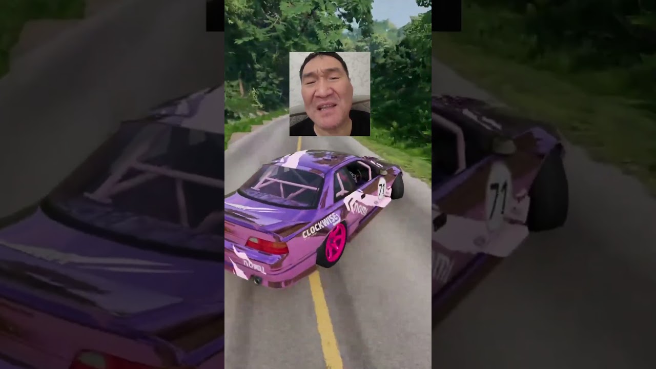 Beam NG Drive Phonk drift meme