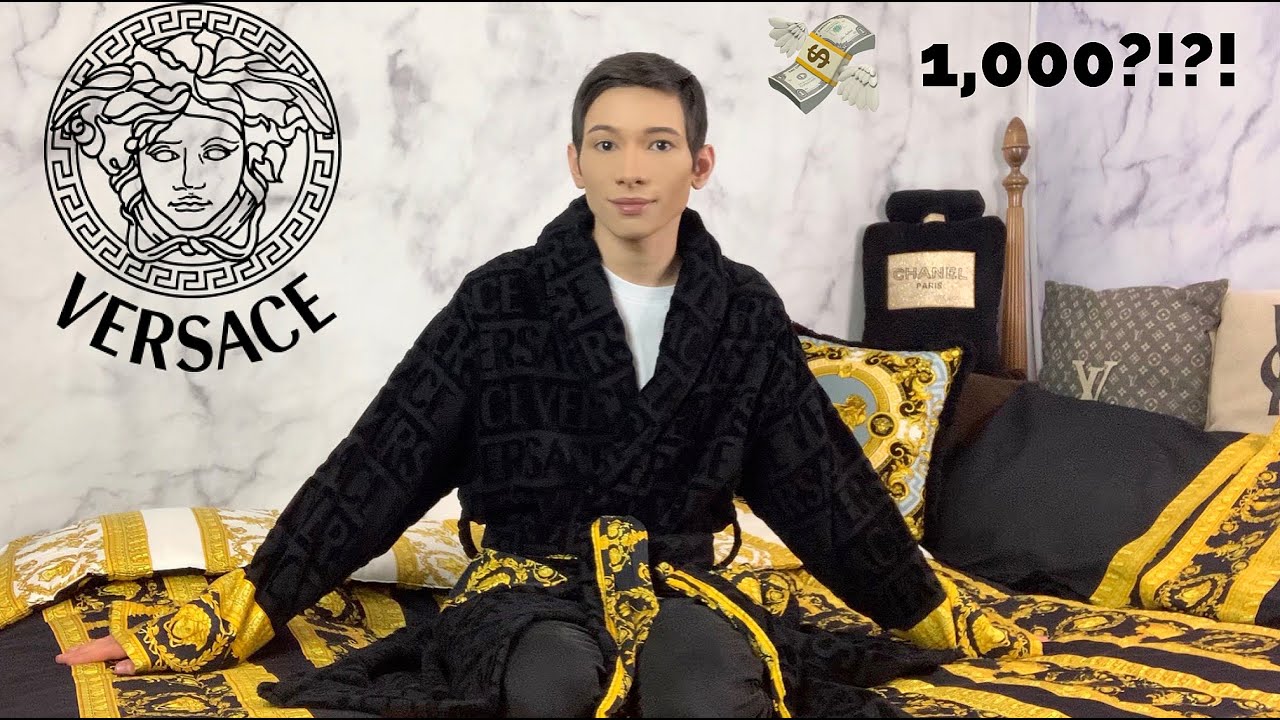 ОДЕЯЛО VERSACE ЗА 1000 ДОЛЛАРОВ *СТОИТ ЛИ ОНО ТОГО* Моя коллекция постельных принадлежностей Vers...