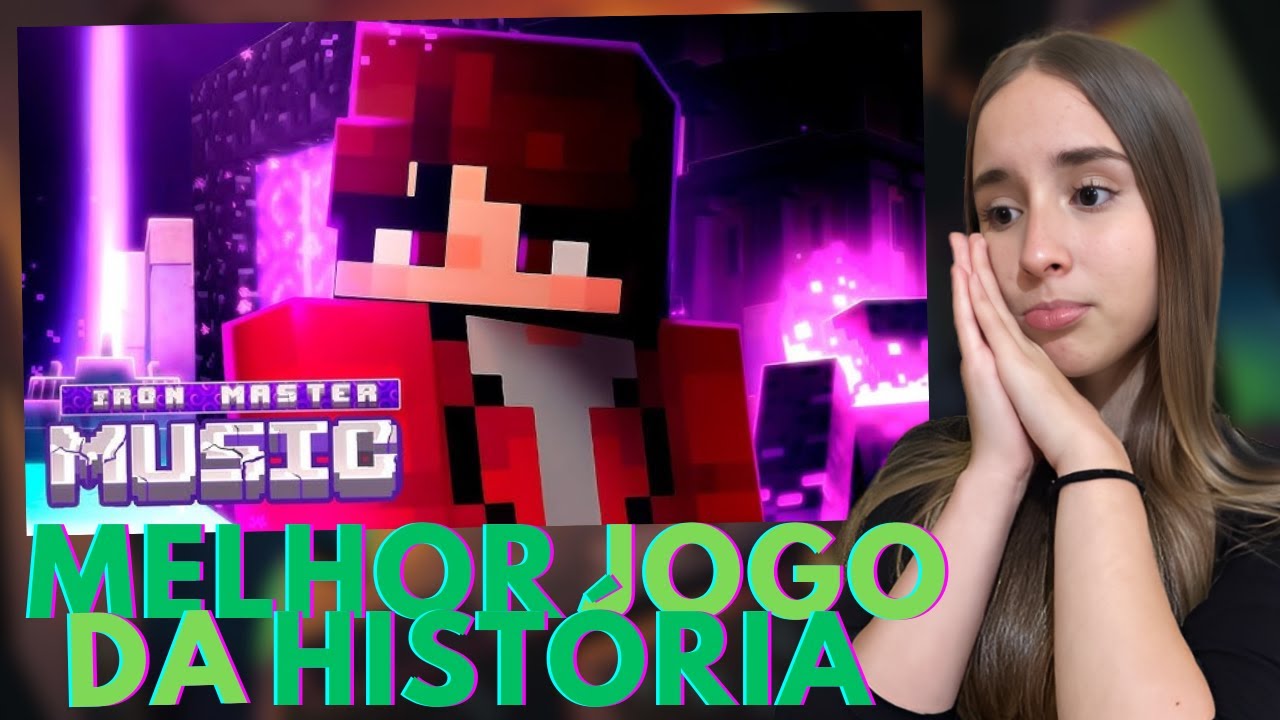 O MELHOR JOGO DA HIST&Oacute;RIA - Bloco Por Bloco / Minecraft (Iron Master) REACT