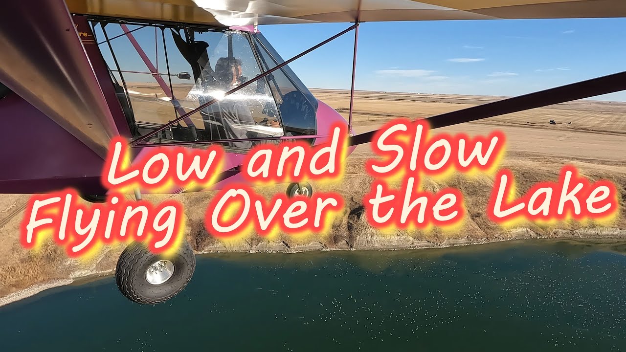 Low and Slow - Flying Over the Lake