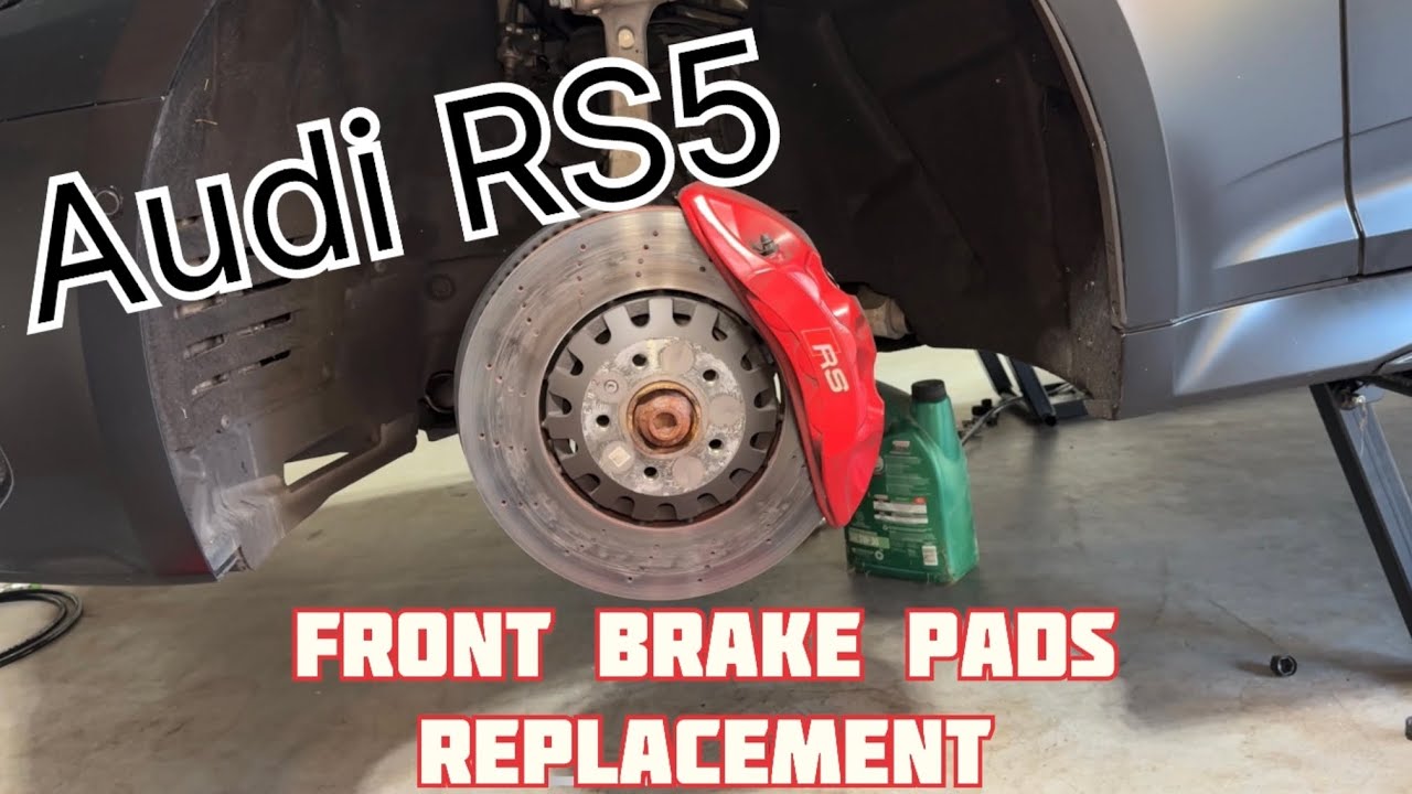 Audi RS5 Front Brake Pad Change (Part 1)(B9.5/9)