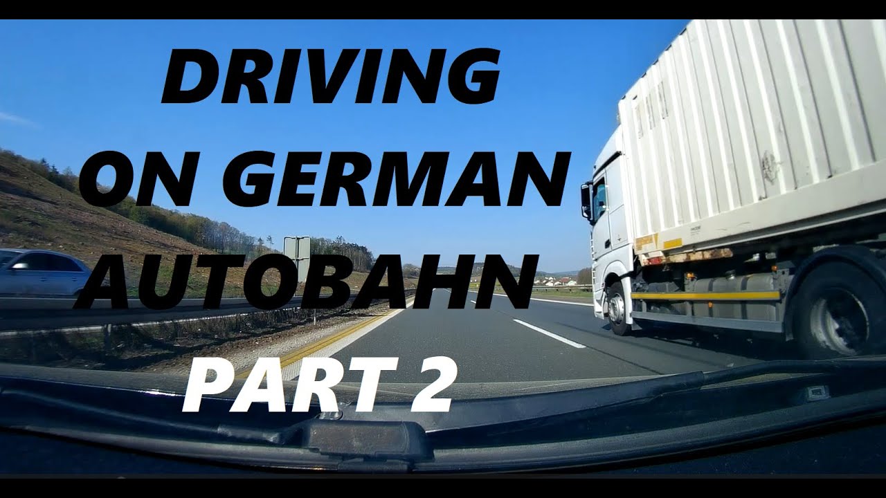 Driving on German Autobahn A3 Erlangen to Frankfurt am Main Part 2