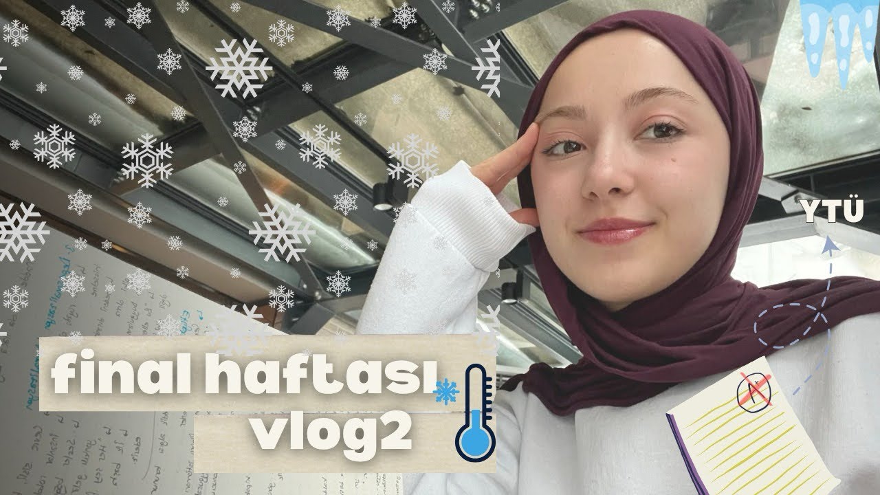 FİNAL HAFTASI VLOG2 | güz dönemi bitti #univlog 