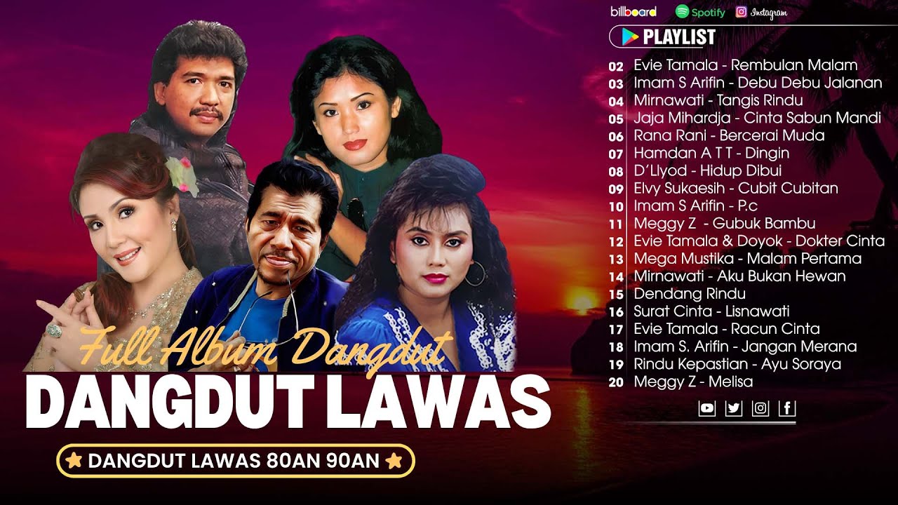 Kumpulan Lagu Dangdut Lawas Terpopuler Sepanjang Masa 🍁 Evie Tamala, Imam S Arifin, Mirnawati...