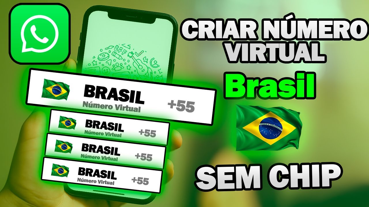 🔥 Como Criar N&Uacute;MERO VIRTUAL do BRASIL para WhatsApp GR&Aacute;TIS (FUNCIONA 2026!)