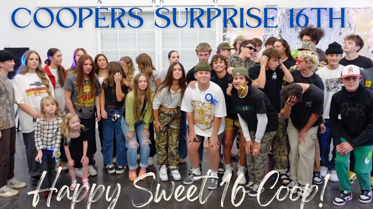 COOPER'S 16th SURPRISE PARTY!