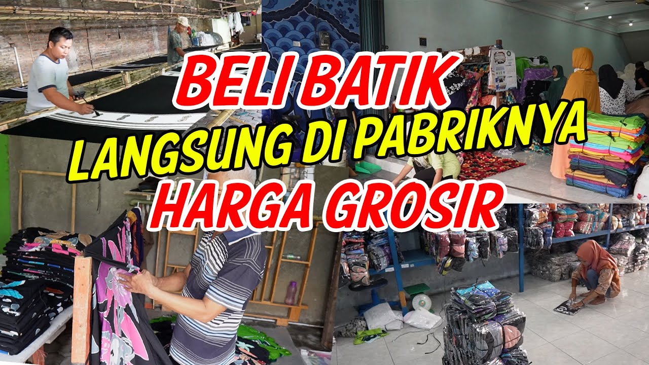 KALO KE SOLO BELI SAJA  DISINI HARGA GROSIR BELI BATIK LANGSUNG DI PABRIKNYA