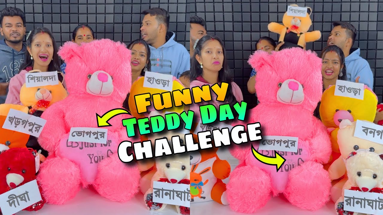 Teddy Day Special Challenge With Family