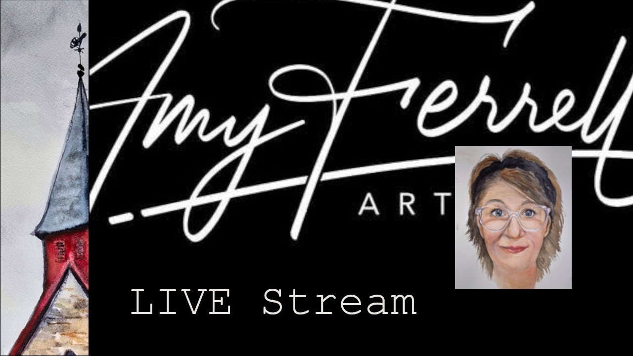 Watercolor Live Stream: Bunny and a Bee for Lolly's crafting friends vip group Live Stream