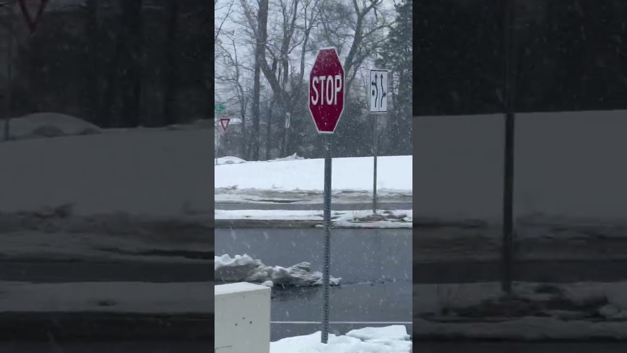 Again snow USA🌧️🌧️🌧️🇺🇸😇