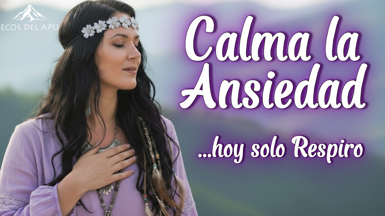 Canto Medicina para CALMAR LA ANSIEDAD 🤍 Hoy Solo Respiro