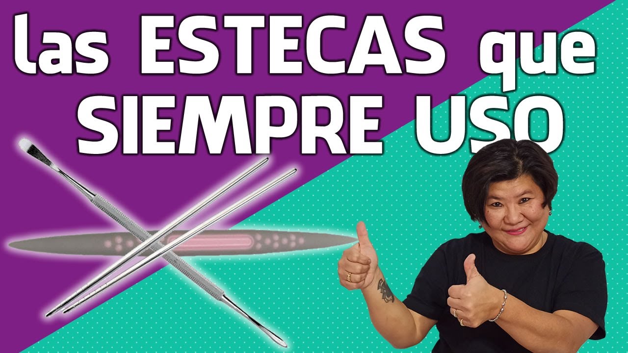 MIS ESTECAS FAVORITAS! Te muestro cuáles son mis estecas favoritas para modelar en porcelana fría!