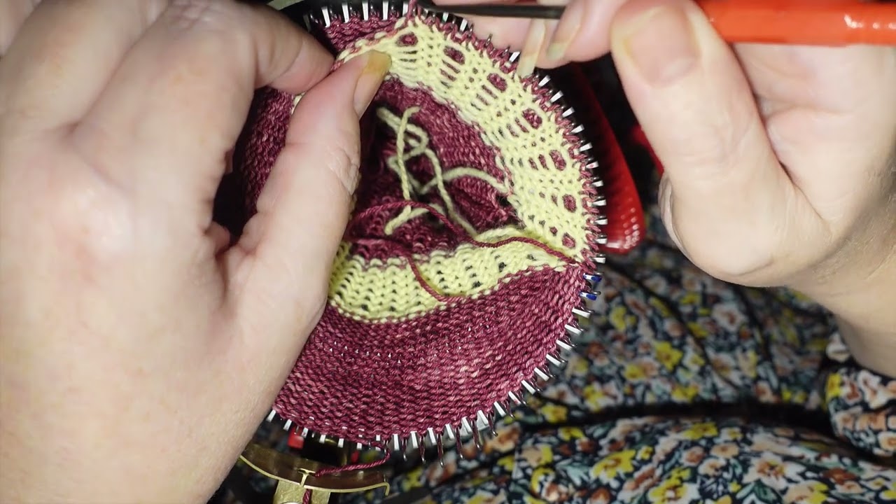 How To Make Long Thumbed Wrist Warmers On A Circular Sock Machine - Full Tutorial (csm)