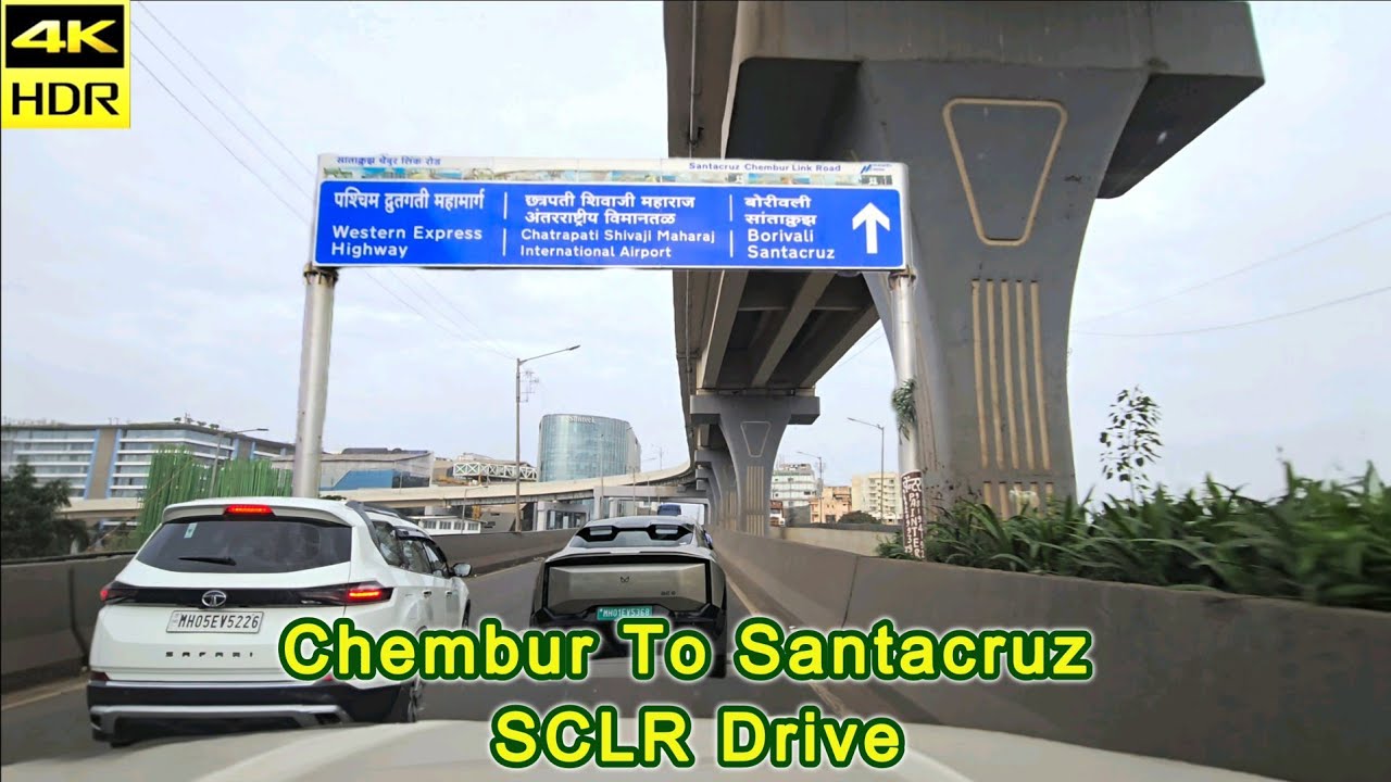 Chembur to Santacruz via SCLR | Eastern to Western Express Highway Drive | Mumbai | 4K HDR 
