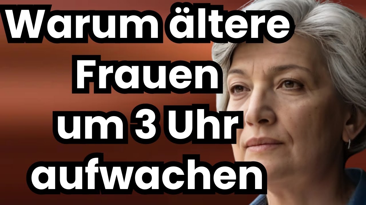 Wenn Sie eine ältere Frau sind und zwischen 3 und 5 Uhr morgens aufwachen. MACHEN SIE DIESE 5 DINGE!