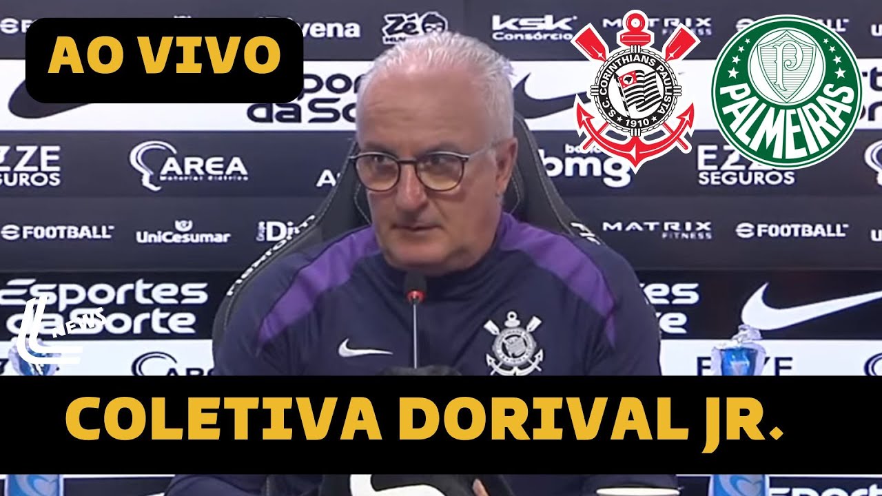 COLETIVA DORIVAL AO VIVO DIRETO DA NEO QUÍMICA ARENA - CORINTHIANS X PALMEIRAS - COPA DO BRASIL 2025