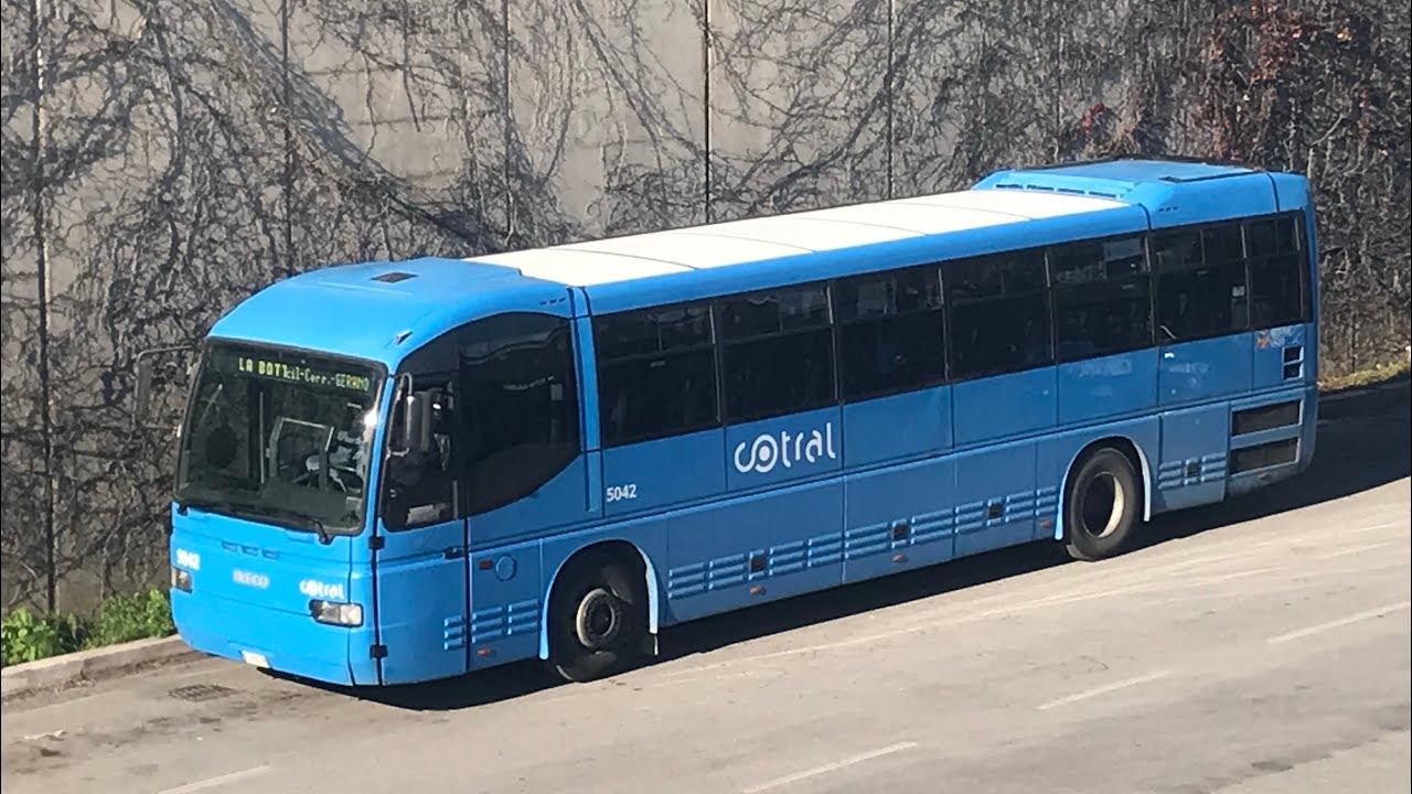In autostrada con Iveco 380 Euroclass 5042 di Cotral (Roma - Sambuci)