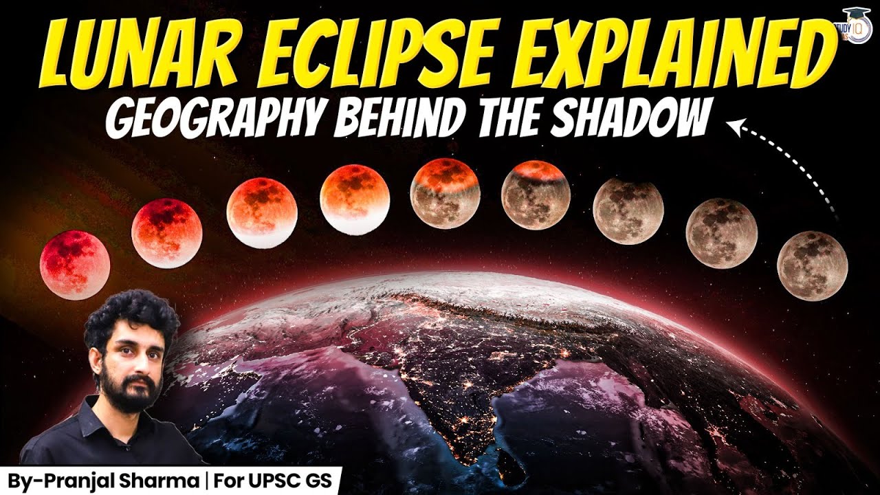 Why Lunar Eclipse Happens? | Complete Geography Explained | StudyIQ IAS